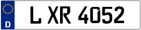 Truck License Plate